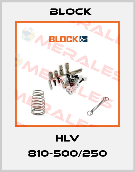 HLV 810-500/250 Block