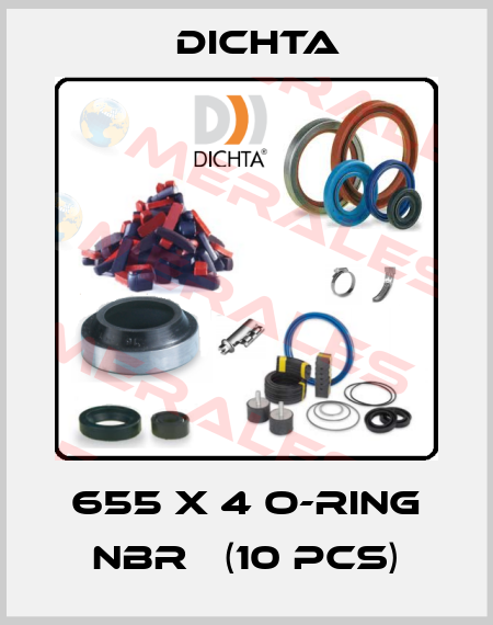 655 X 4 O-RING NBR   (10 pcs) Dichta