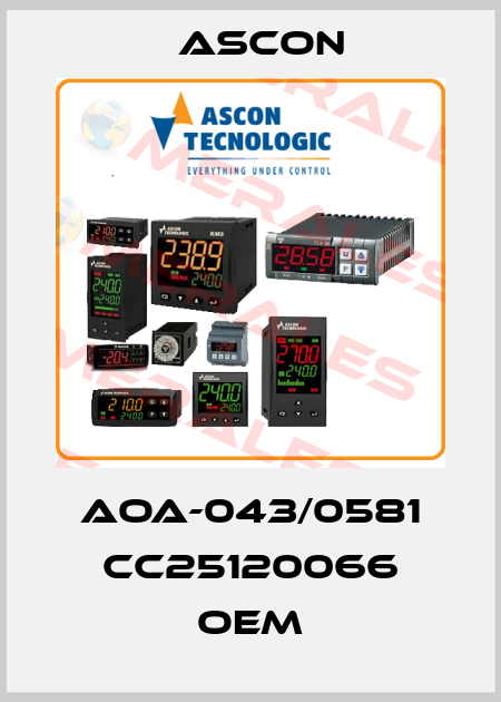 AOA-043/0581 CC25120066 OEM Ascon