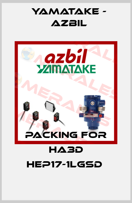 PACKING FOR HA3D HEP17-1LGSD  Yamatake - Azbil