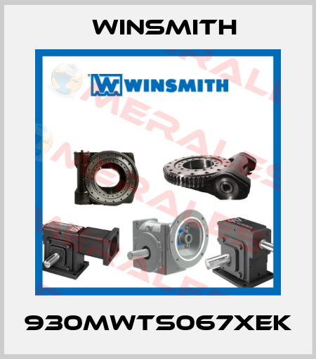930MWTS067XEK Winsmith