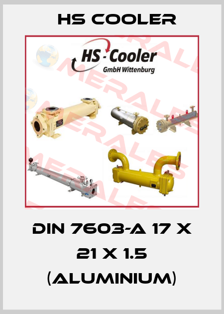 DIN 7603-A 17 x 21 x 1.5 (Aluminium) HS Cooler
