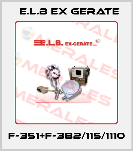 F-351+F-382/115/1110 E.L.B Ex Gerate