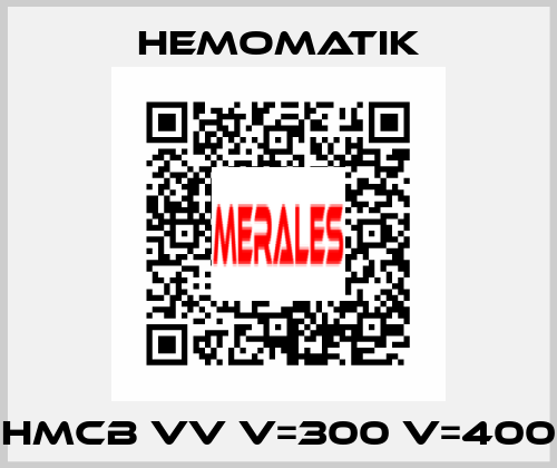 HMCB VV V=300 V=400 Hemomatik