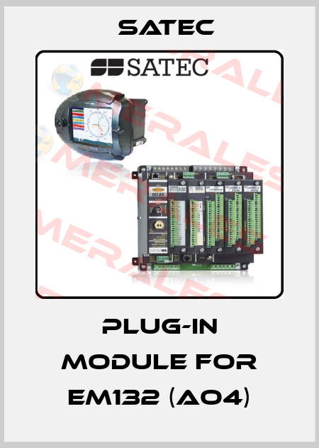 Plug-in Module for EM132 (AO4) Satec