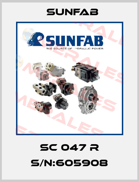 SC 047 R S/N:605908 Sunfab