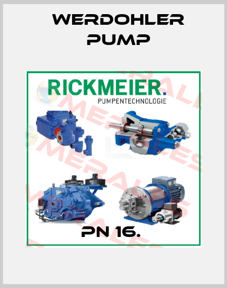 PN 16.  Werdohler Pump