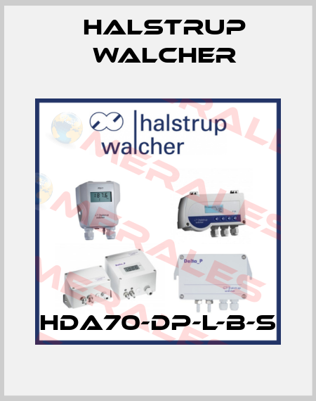 HDA70-DP-L-B-S Halstrup Walcher