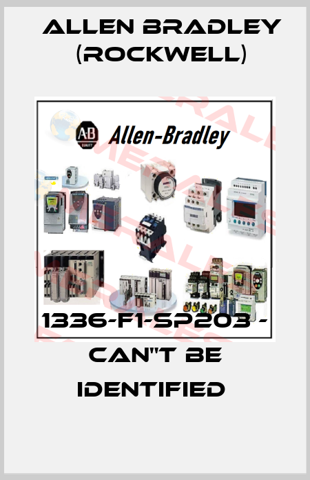 1336-F1-SP203 - CAN"T BE IDENTIFIED  Allen Bradley (Rockwell)
