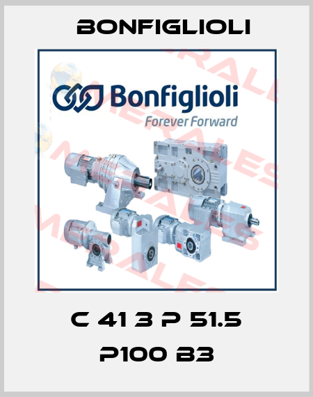 C 41 3 P 51.5 P100 B3 Bonfiglioli