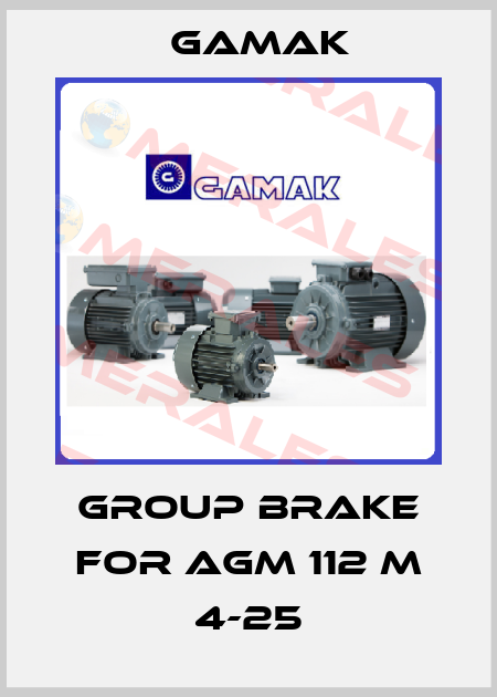 Group brake for AGM 112 M 4-25 Gamak