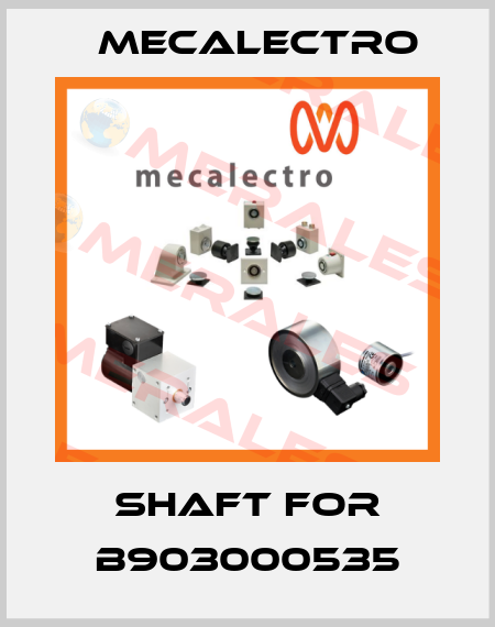 Shaft For B903000535 Mecalectro