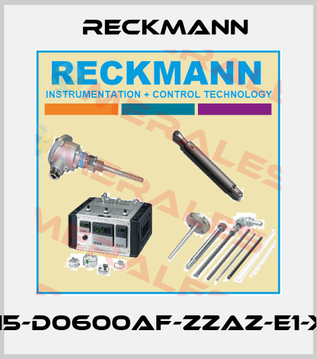 1R15-D0600AF-ZZAZ-E1-X-Y Reckmann