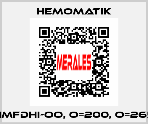 HMFDHI-OO, o=200, O=265 Hemomatik