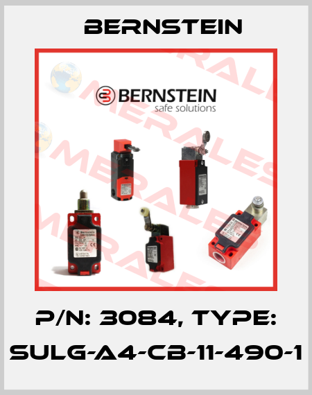 P/N: 3084, Type: SULG-A4-CB-11-490-1 Bernstein