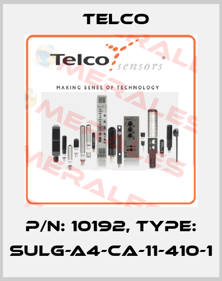 P/N: 10192, Type: SULG-A4-CA-11-410-1 Telco
