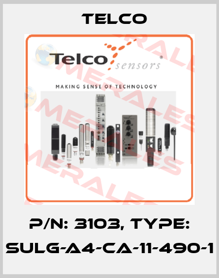 P/N: 3103, Type: SULG-A4-CA-11-490-1 Telco