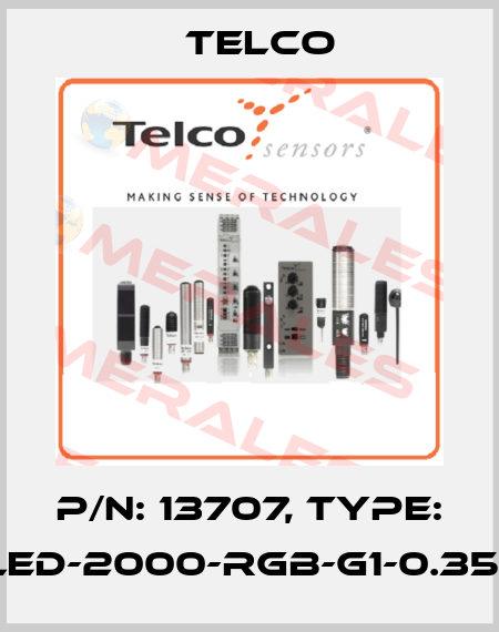 p/n: 13707, Type: SI-LED-2000-RGB-G1-0.35-T4 Telco