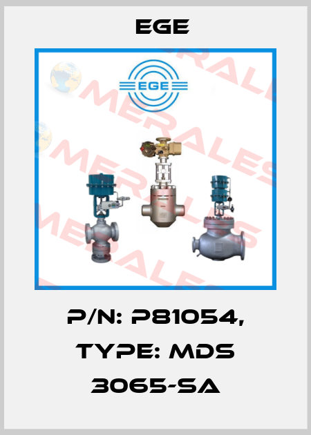 p/n: P81054, Type: MDS 3065-SA Ege