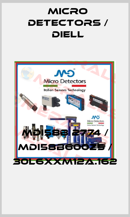 MDI58B 2774 / MDI58B600Z5 / 30L6XXM12A.162
 Micro Detectors / Diell