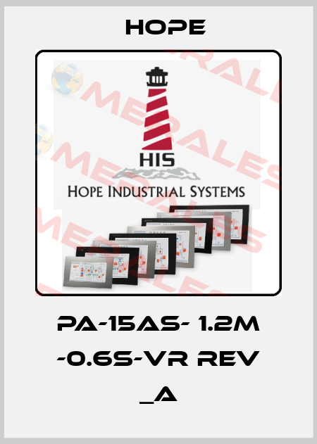 PA-15AS- 1.2M -0.6S-VR REV _A Hope