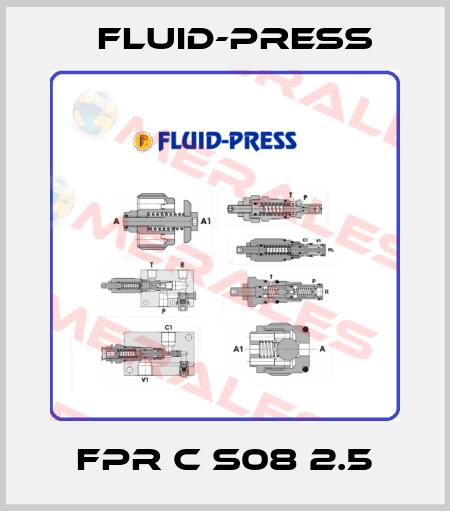 FPR C S08 2.5 Fluid-Press
