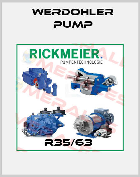 R35/63  Werdohler Pump