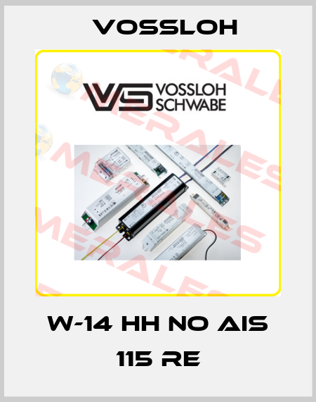 W-14 HH NO AIS 115 RE Vossloh