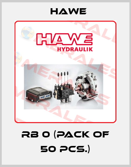 RB 0 (pack of 50 pcs.) Hawe