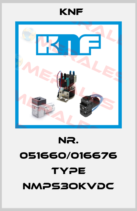 Nr. 051660/016676 Type NMPS3OKVDC KNF