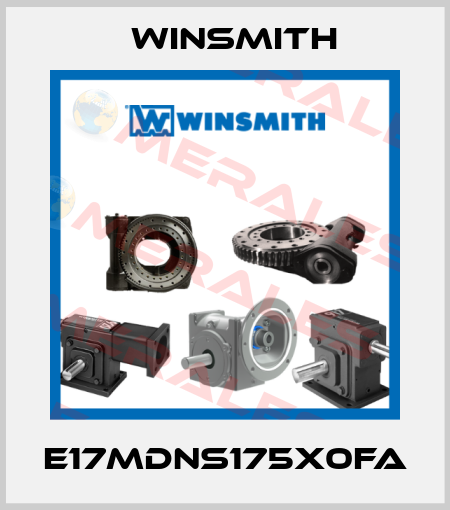 E17MDNS175X0FA Winsmith