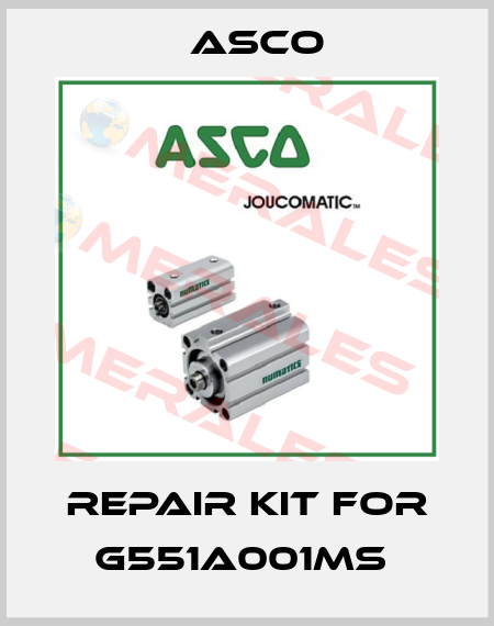 REPAIR KIT FOR G551A001MS  Asco