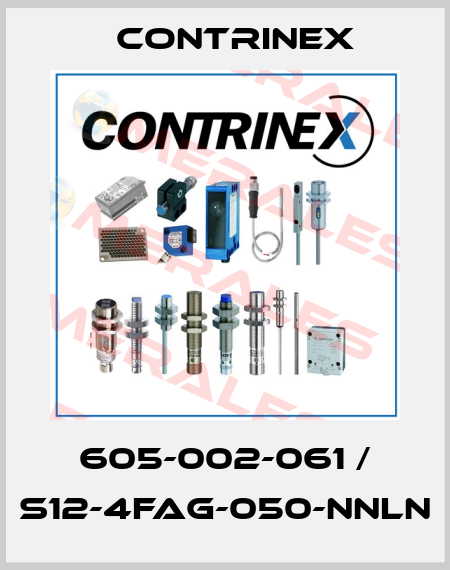 605-002-061 / S12-4FAG-050-NNLN Contrinex