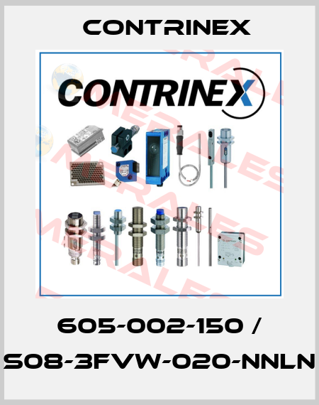 605-002-150 / S08-3FVW-020-NNLN Contrinex