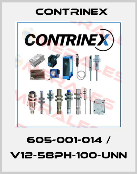 605-001-014 / V12-58PH-100-UNN Contrinex