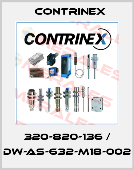 320-820-136 / DW-AS-632-M18-002 Contrinex