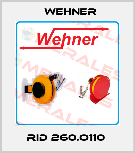 RID 260.O110  Wehner