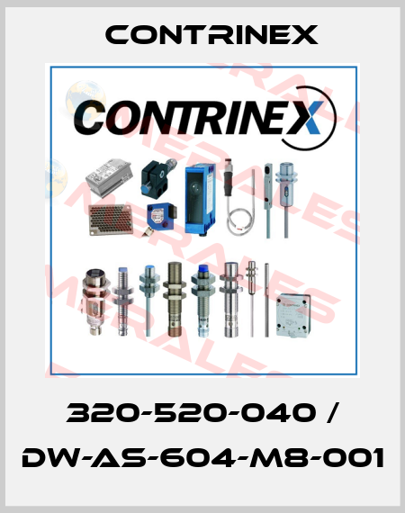 320-520-040 / DW-AS-604-M8-001 Contrinex