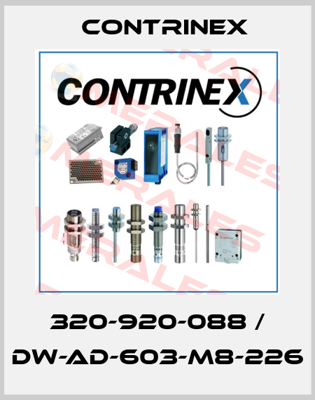 320-920-088 / DW-AD-603-M8-226 Contrinex