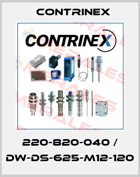 220-820-040 / DW-DS-625-M12-120 Contrinex