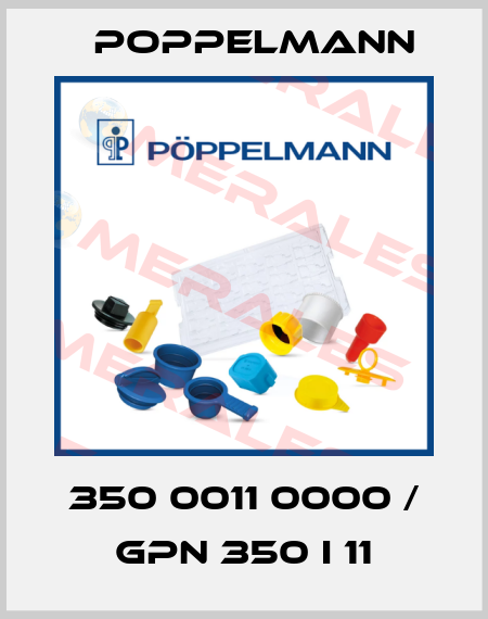 350 0011 0000 / GPN 350 I 11 Poppelmann