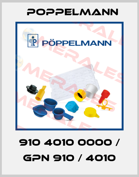 910 4010 0000 / GPN 910 / 4010 Poppelmann
