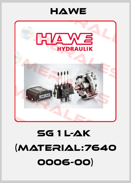 SG 1 L-AK  (Material:7640 0006-00) Hawe