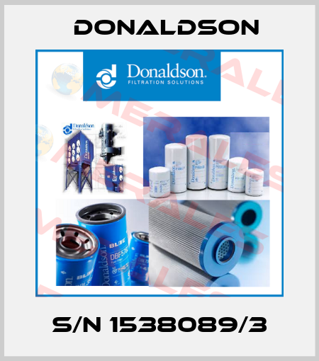 S/N 1538089/3 Donaldson