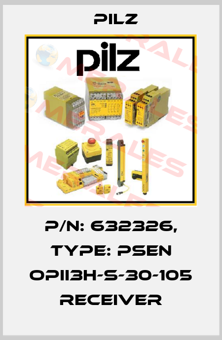 p/n: 632326, Type: PSEN opII3H-s-30-105 receiver Pilz