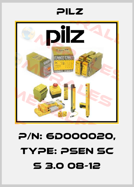 p/n: 6D000020, Type: PSEN sc S 3.0 08-12 Pilz