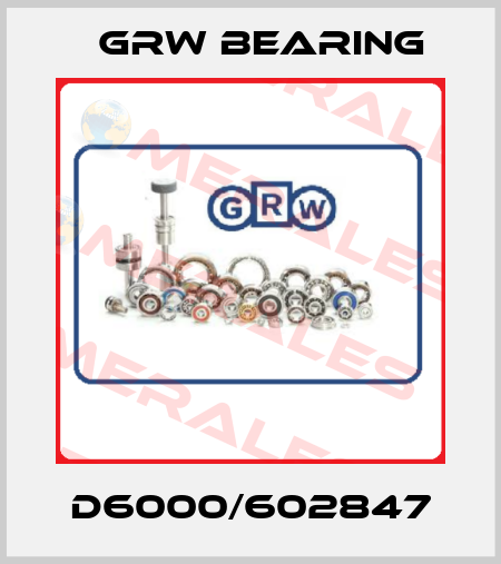 D6000/602847 GRW Bearing