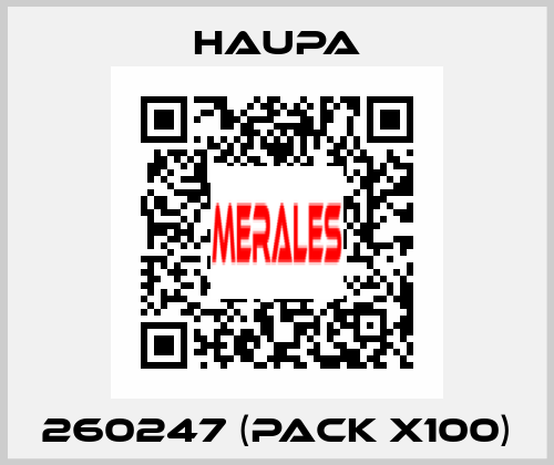 260247 (pack x100) Haupa