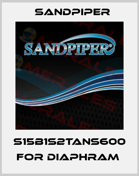 S15B1S2TANS600 FOR DIAPHRAM  Sandpiper