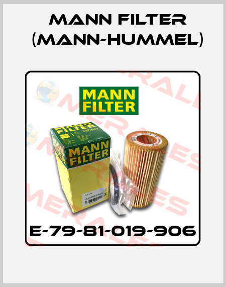 E-79-81-019-906 Mann Filter (Mann-Hummel)